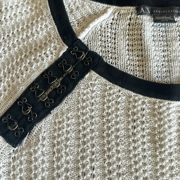 Long white Sweater Dress Size S by Armani Exchange - Picture 2 of 3